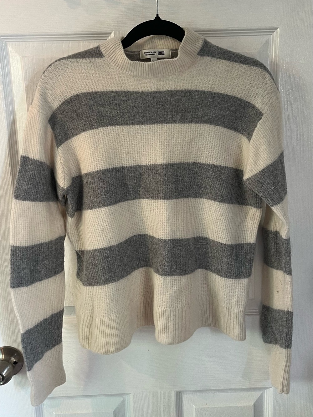 Comptoir des Cotonniers x Uniqlo 100% Wool Striped Sweater XL